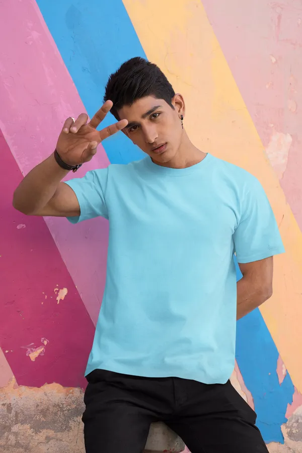 Sky_Cotton_Regular_Fit_T-Shirt_For_Men