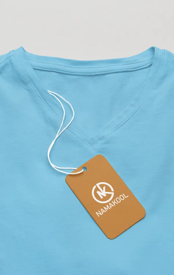 Sky_Blue_Cotton_Regular_Fit_T-Shirt_For_Men