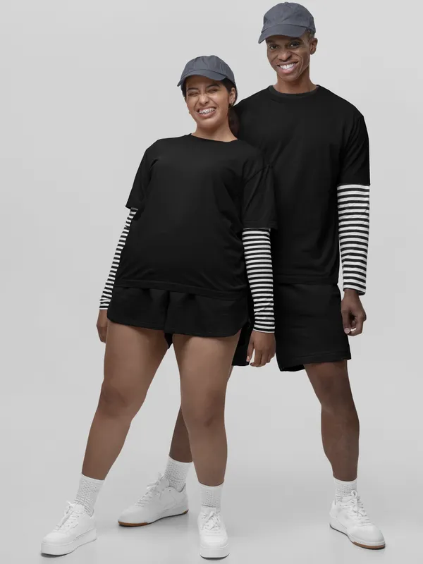 Black_Cotton_Co-Ords_For_Unisex