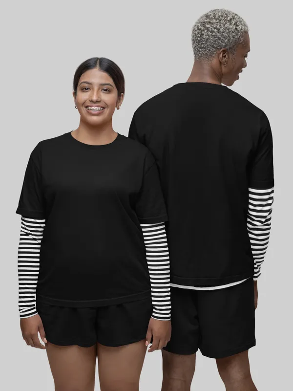 Black_Cotton_Co-Ords_For_Unisex