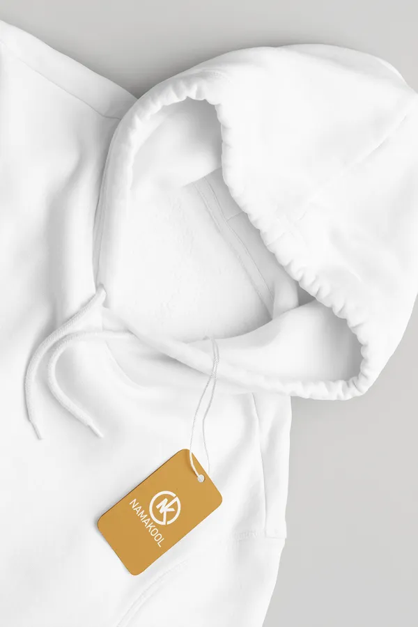 White_Cotton_Regular_Fit_Hoodie_For_Men