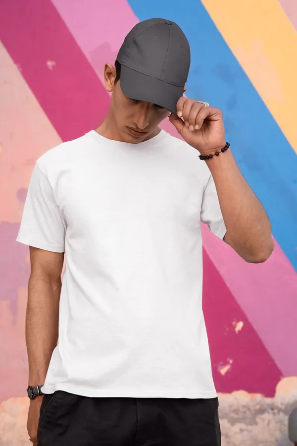 White_Cotton_Regular_Fit_T-Shirt_For_Men