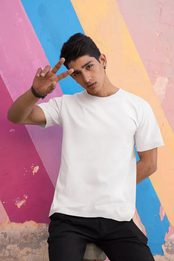 White_Cotton_Regular_Fit_T-Shirt_For_Men