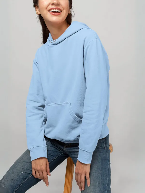 Baby_Blue_Cotton_Regular_Fit_Hoodie_For_Women