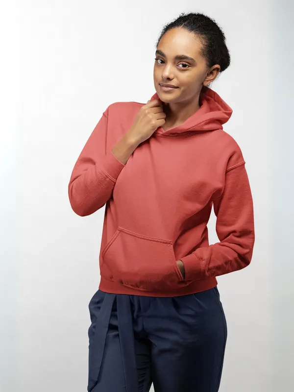 Coral_Cotton_Regular_Fit_Hoodie_For_Women