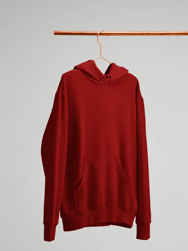 Maroon_Cotton_Regular_Fit_Hoodie_For_Women