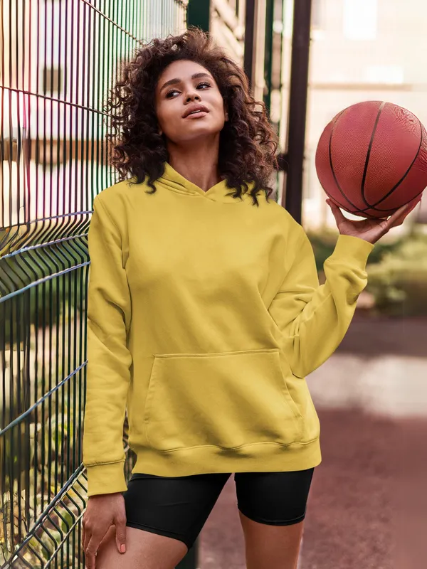 Mustard_Cotton_Regular_Fit_Hoodie_For_Women