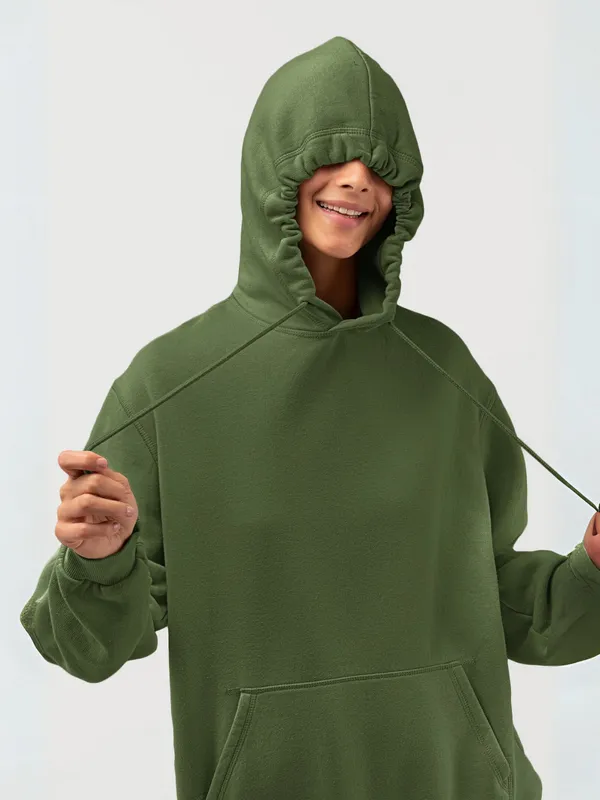 Olive_Green_Cotton_Regular_Fit_Hoodie_For_Women