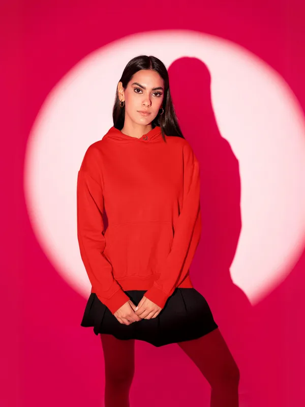Red_Cotton_Regular_Fit_Hoodie_For_Women