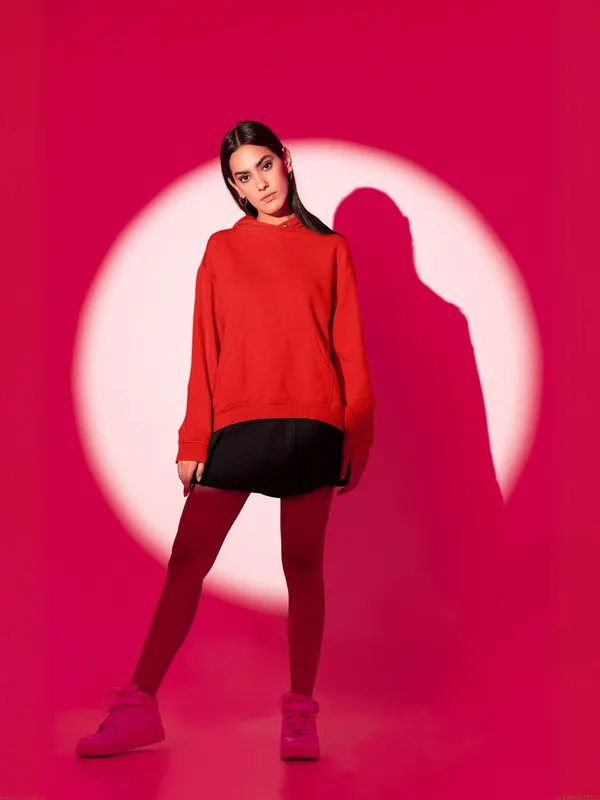 Red_Cotton_Regular_Fit_Hoodie_For_Women