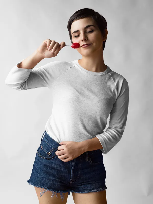White_Cotton_Regular_Fit_T-Shirt_For_Women