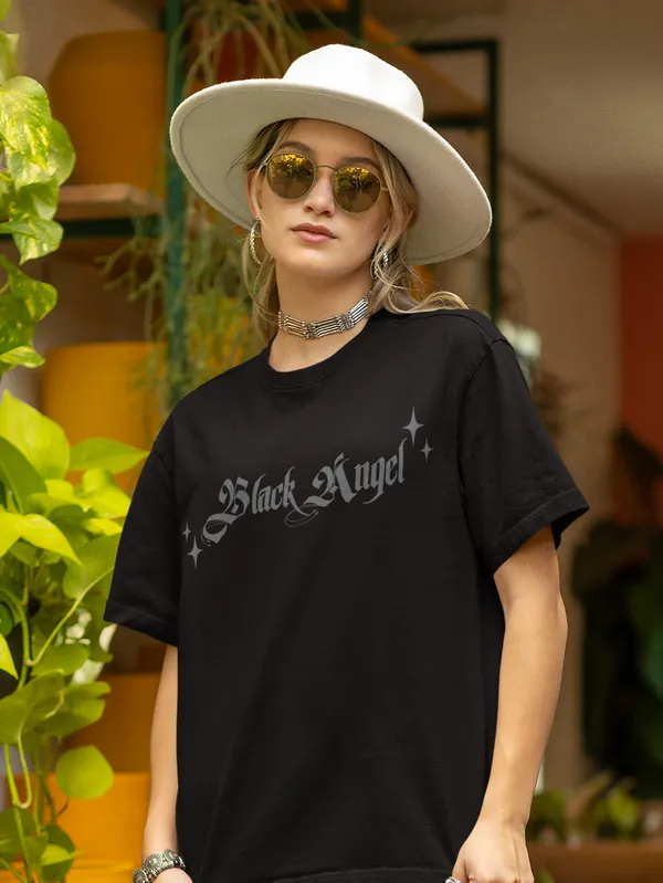 Black_Cotton_Oversized_Printed_Tees_For_Women