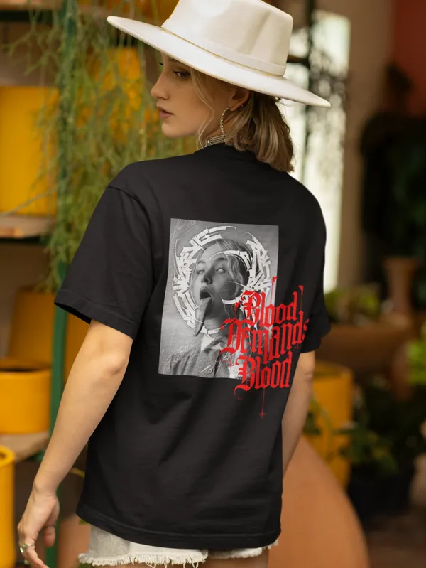 Black_Cotton_Oversized_Printed_Tees_For_Women