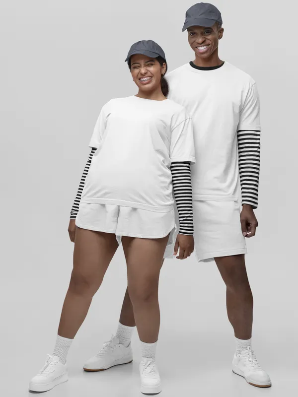 White_Cotton_Co-Ords_For_Unisex
