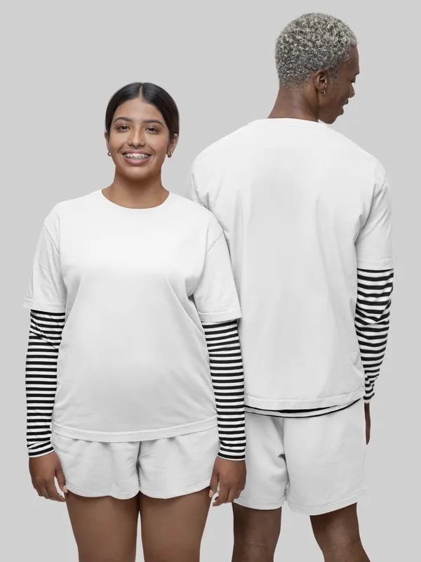 White_Cotton_Co-Ords_For_Unisex