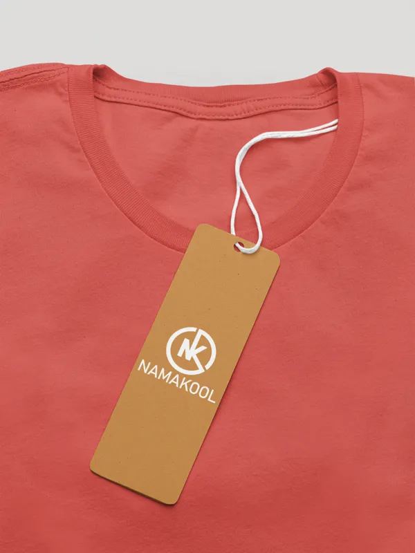 Coral_Cotton_Oversized_T-Shirt_For_Women