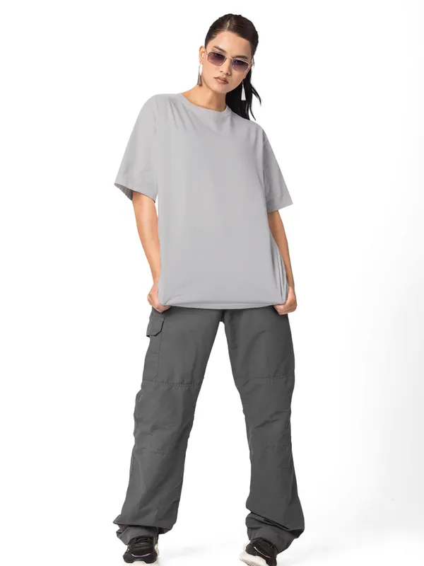 Grey_Cotton_Oversized_T-Shirt_For_Women