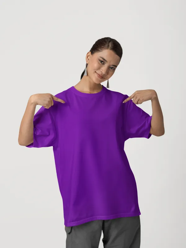 Purple_Cotton_Oversized_T-Shirt_For_Women