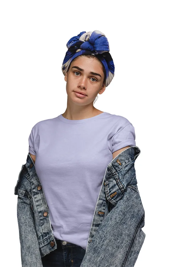 Lavender_Cotton_Regular_Fit_T-Shirt_For_Women