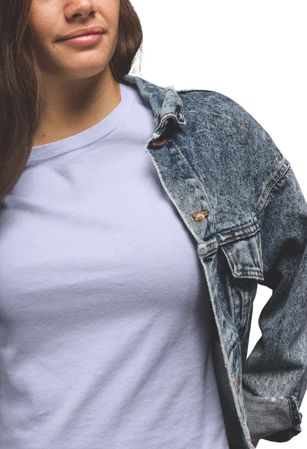 Lavender_Cotton_Regular_Fit_T-Shirt_For_Women