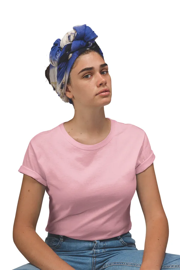 Light_Pink_Cotton_Regular_Fit_T-Shirt_For_Women