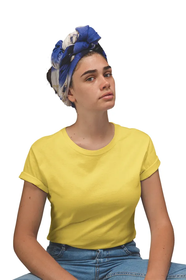 Mustard_Cotton_Regular_Fit_T-Shirt_For_Women