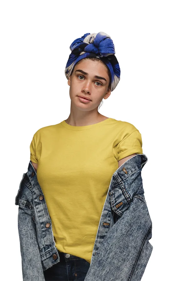 Mustard_Cotton_Regular_Fit_T-Shirt_For_Women