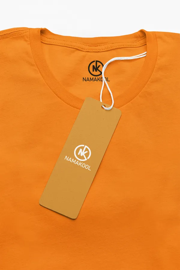 Orange_Cotton_Regular_Fit_T-Shirt_For_Women