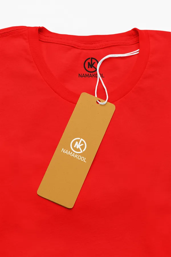 Red_Cotton_Regular_Fit_T-Shirt_For_Women
