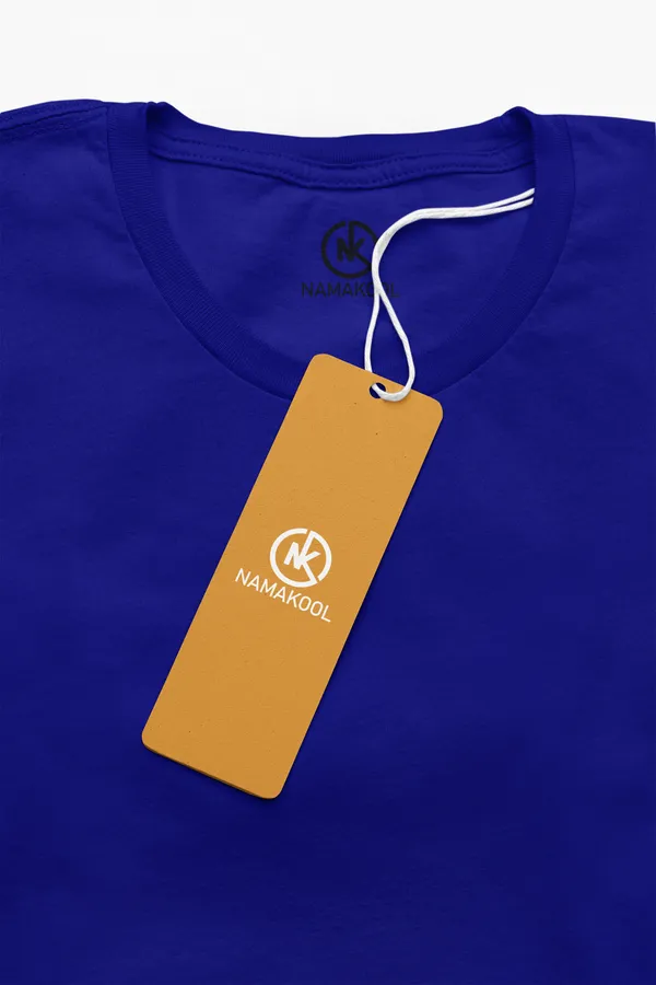 Navy_Blue_Cotton_Regular_Fit_T-Shirt_For_Women