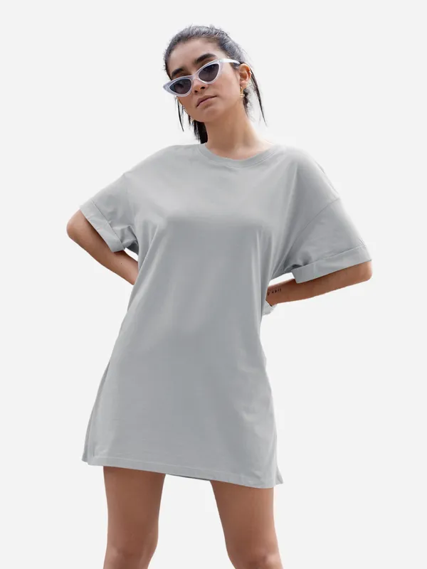 Grey_Cotton_Regular_Fit_T-Shirt_For_Women