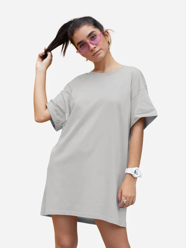Grey_Cotton_Regular_Fit_T-Shirt_For_Women