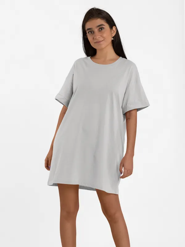 Grey_Cotton_Regular_Fit_T-Shirt_For_Women