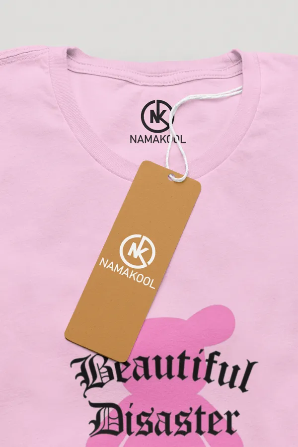 Pink_Cotton_Regular_Fit_T-Shirt_For_Women