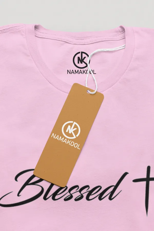 Pink_Cotton_Regular_Fit_T-Shirt_For_Women