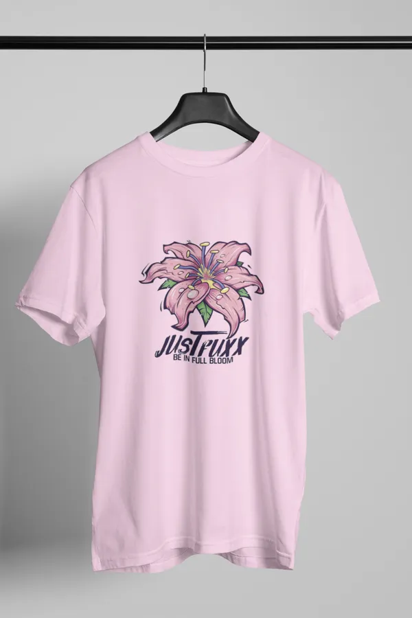 Pink_Cotton_Regular_Fit_T-Shirt_For_Women