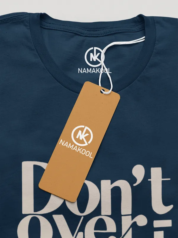 Blue_Cotton_Regular_Fit_T-Shirt_For_Women