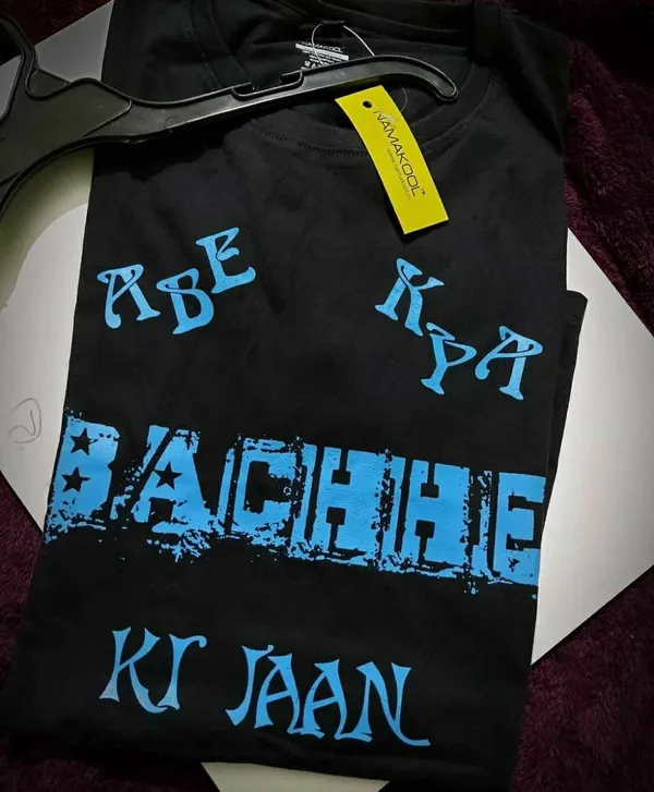 Black_Cotton_Regular_Fit_T-Shirt_For_Women