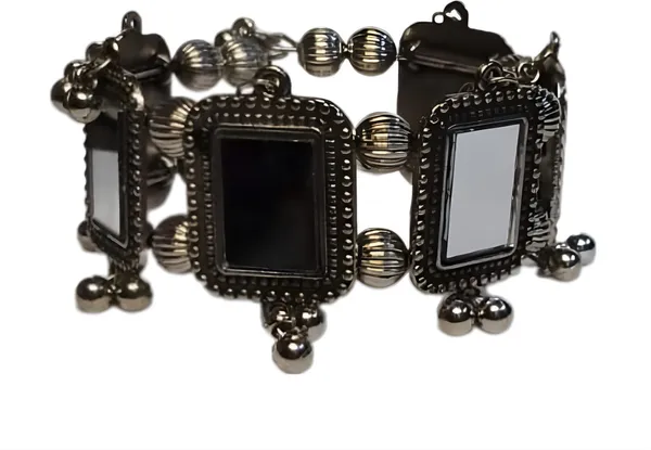 Platinum_Oxidised_Silver_Handmade_Bracelet_For_Women_&_Girls