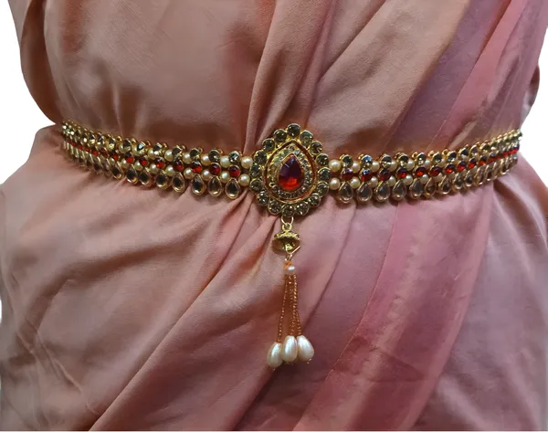 Red_Metal_Ethnic_Kamarband_For_Women_&_Girls