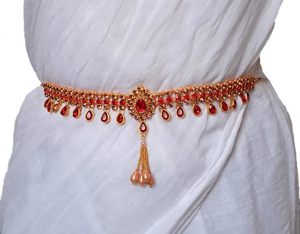 Red_Metal_Moonstone_Ethnic_Waist_Hip_Belt_Kamarband