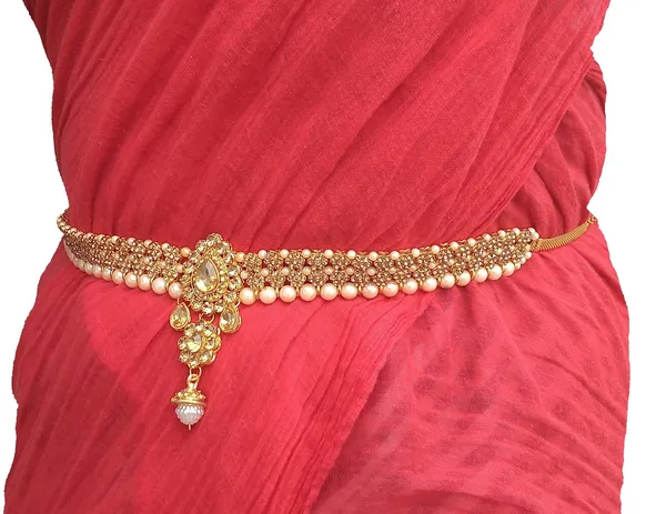 Gold_Metal_Pearl__Waist_Hip_Belt_Kamarband