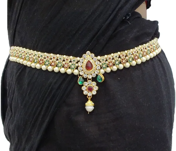 Multicolor_Metal_Crystal_Contemporary_Waist_Hip_Belt_Kamarband