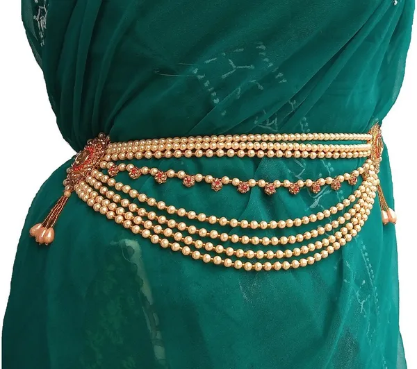 Red_Metal_Crystal_Ethnic_Waist_Hip_Belt_Kamarband