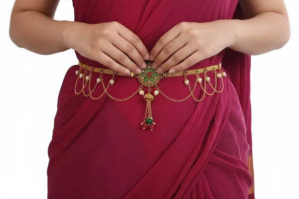 Gold_Brass_Mother_Of_Pearl_Contemporary_Waist_Hip_Belt_Kamarband