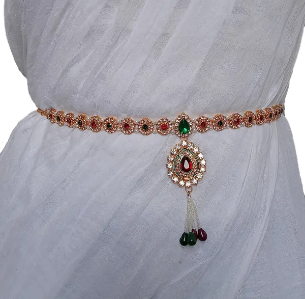 Multicolor_Alloy_Cubic_Zirconia_Contemporary_Waist_Hip_Belt_Kamarband