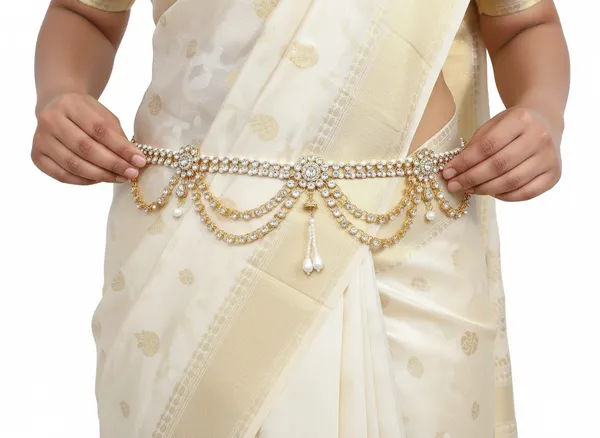 White_Alloy_Moonstone_Contemporary_Waist_Hip_Belt_Kamarband