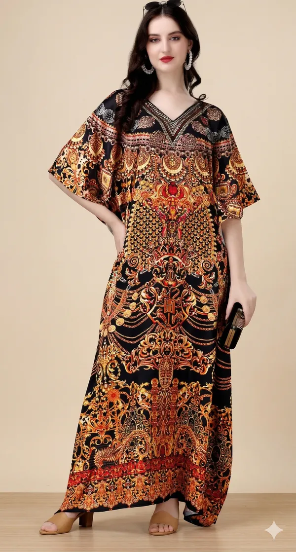 Zarvaani_Noir_Kaftan