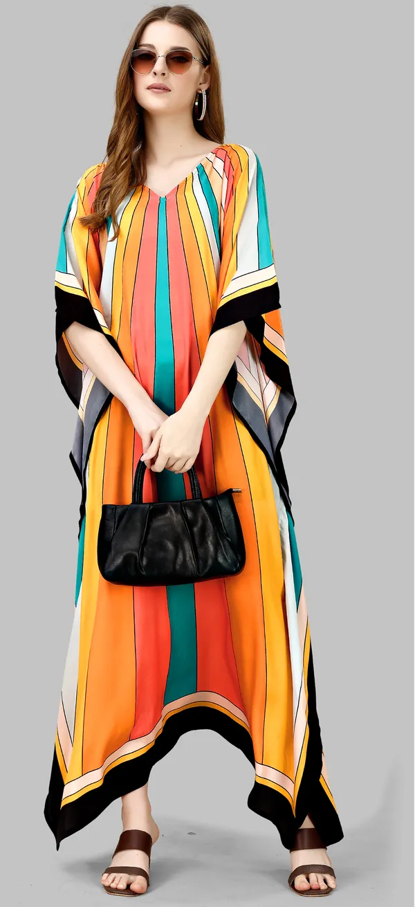 Sunburst_Mirage_Striped_Kaftan_Dress