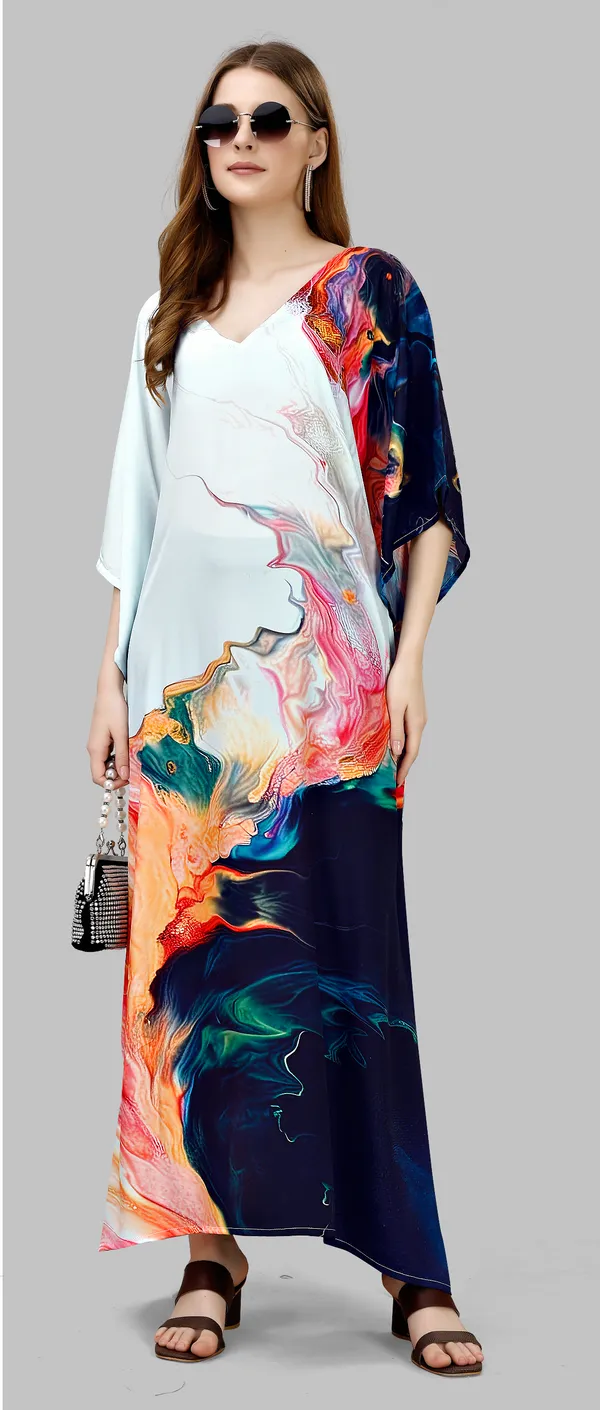 Celestial_Drift_Marble_Print_Kaftan_Dress